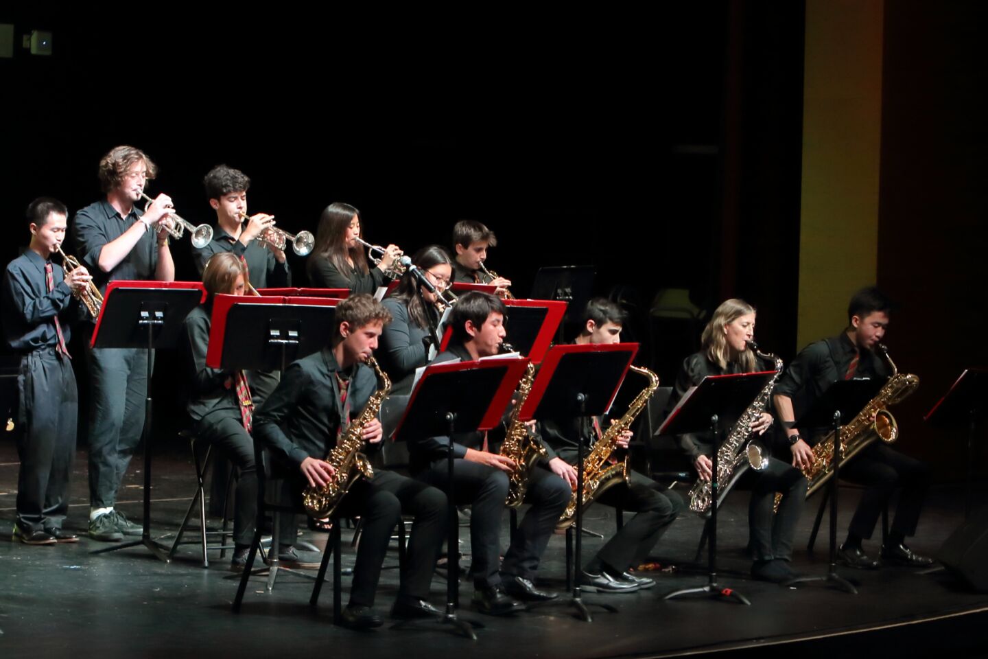 The TPHS Jazz Band performs at the Visual and Performing Arts Festival 2022