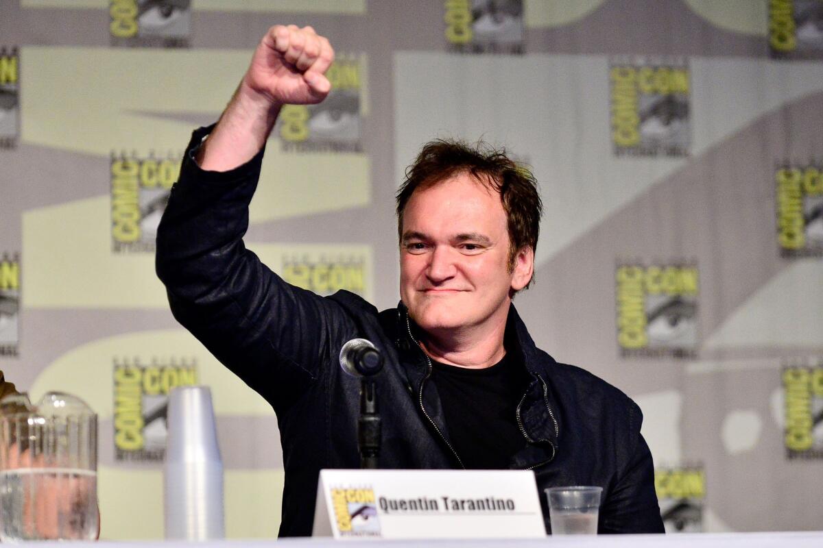 Quentin Tarantino at Comic-Con in San Diego.