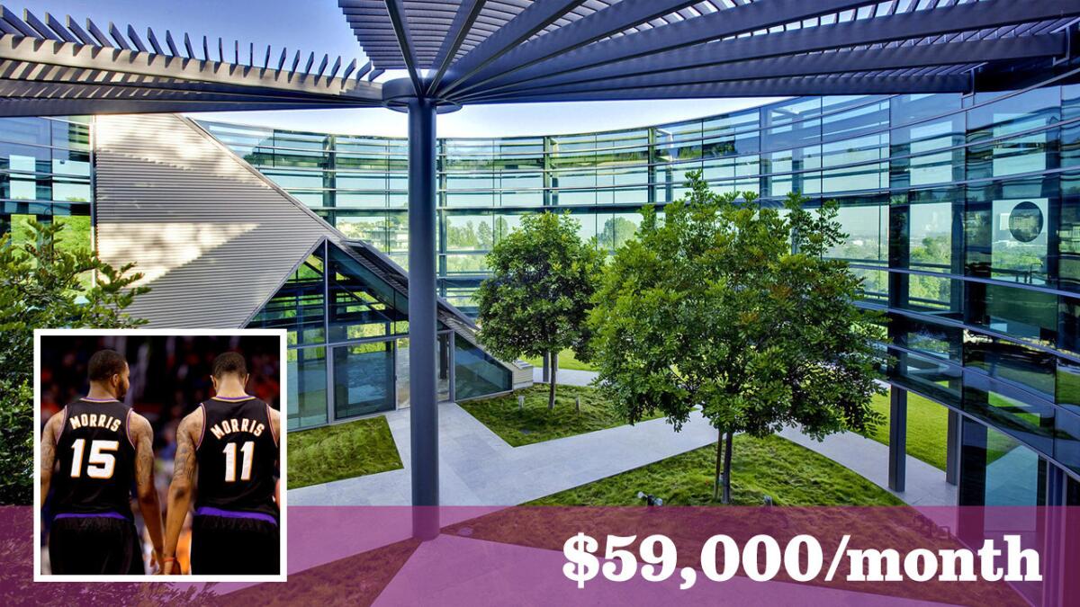 The circular glass house in Beverly Hills offered for short- and long-term lease has drawn celebrities such as Justin Bieber and NBA players Markieff and Marcus Morris.