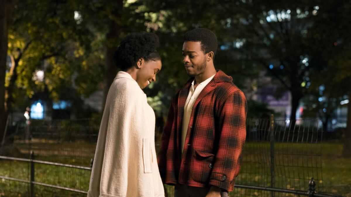 KiKi Layne as Tish and Stephan James as Fonny star in Barry Jenkins' "If Beale Street Could Talk."
