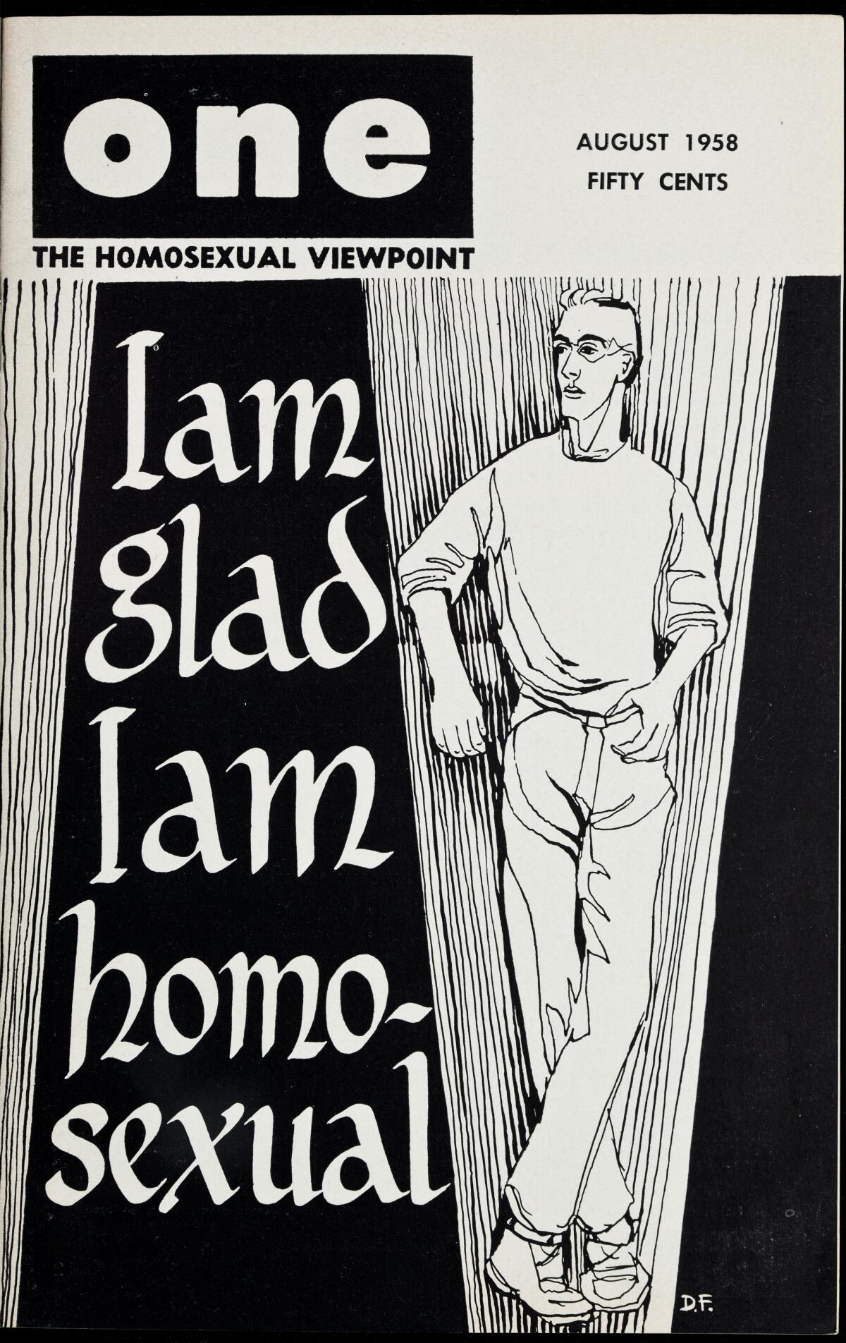 One magazine front cover, Volume 6, No. 8, September 1958