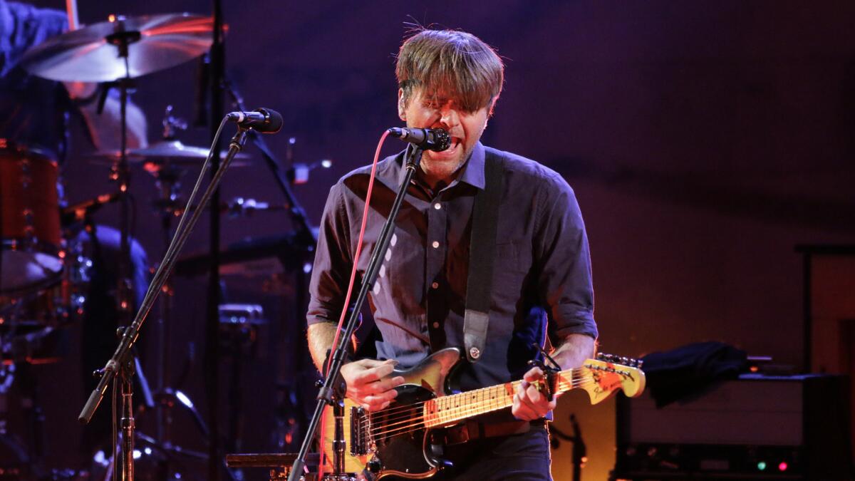 Benjamin Gibbard with Death Cab for Cutie at the Hollywood Bowl in 2015.