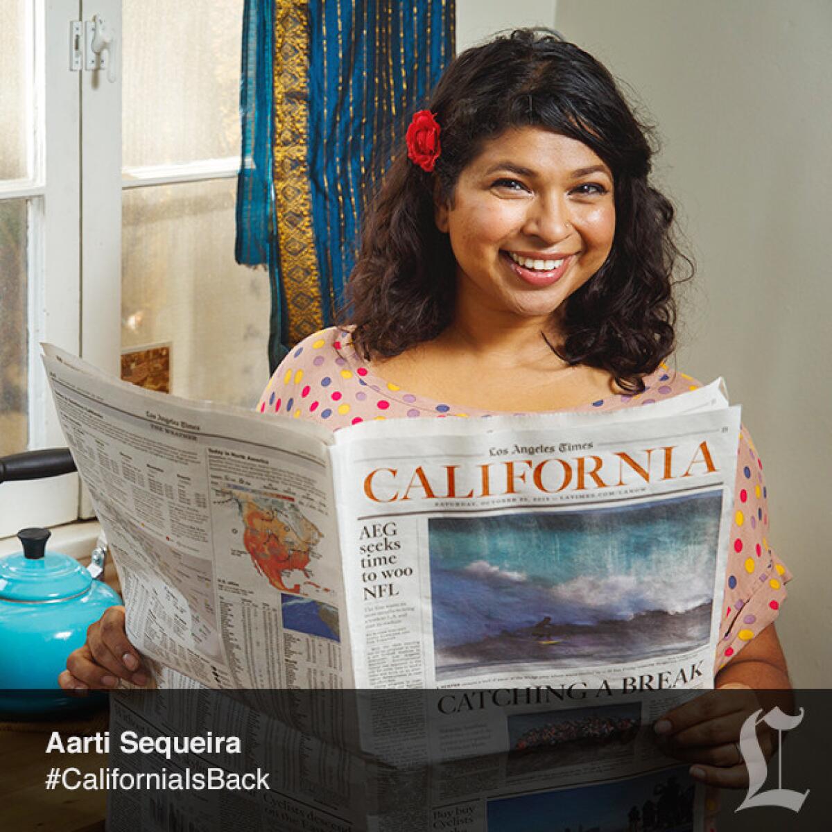 Aarti Sequeira, Chef, Cookbook Author and Host.