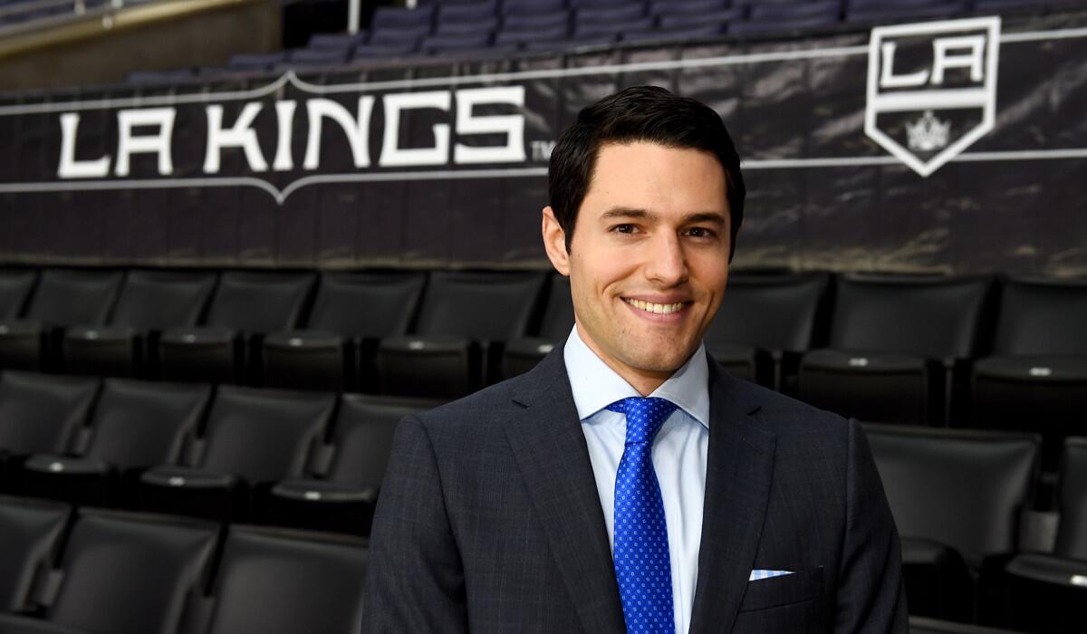Kings play-by-play announcer Alex Faust.