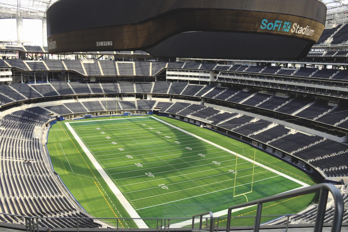 SoFi stadium in LA embodies future of live sports and entertainment