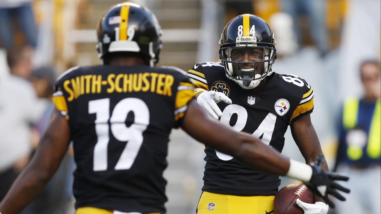 Steelers receivers Antonio Brown and JuJu Smith-Schuster stay in