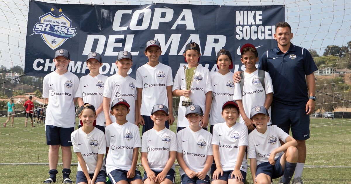 Del Mar Carmel Valley Sharks B07 Ortiz team wins Copa Del Mar Soccer