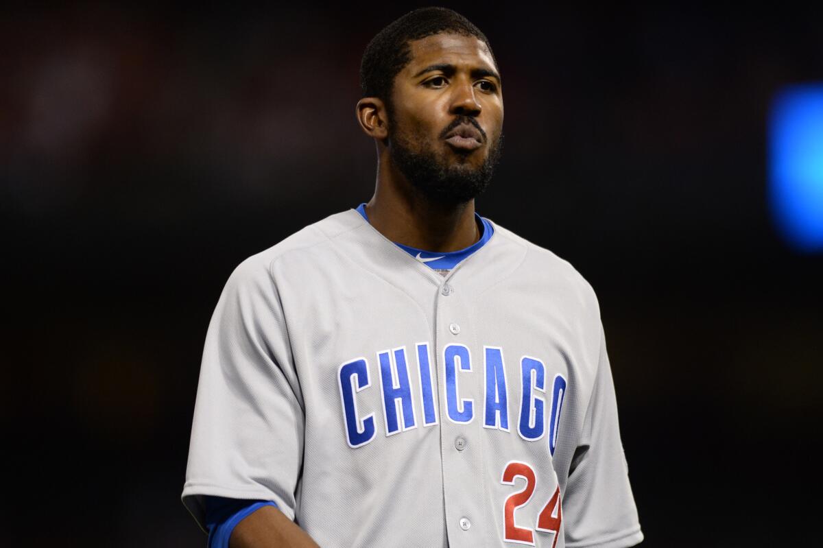Cubs centerfielder Dexter Fowler (24) during a baseball game against the Cardinals on May 23.