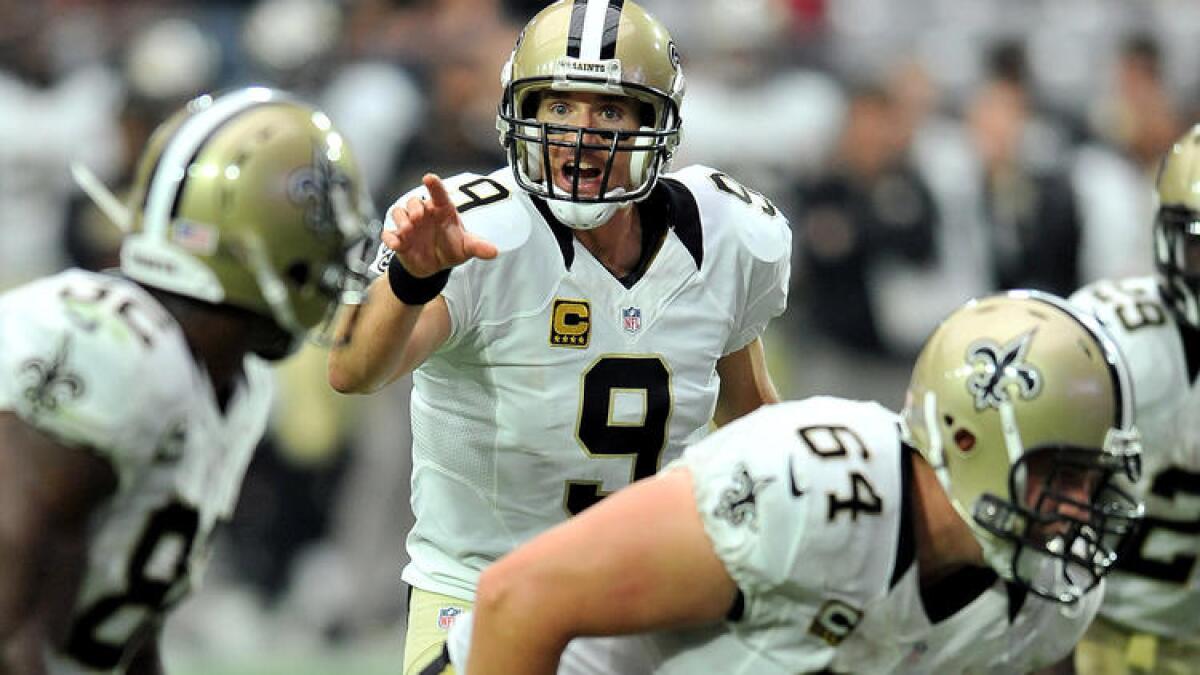 Saints quarterback Drew Brees has thrown 454 more touchdown passes than the Rams' Jared Goff.
