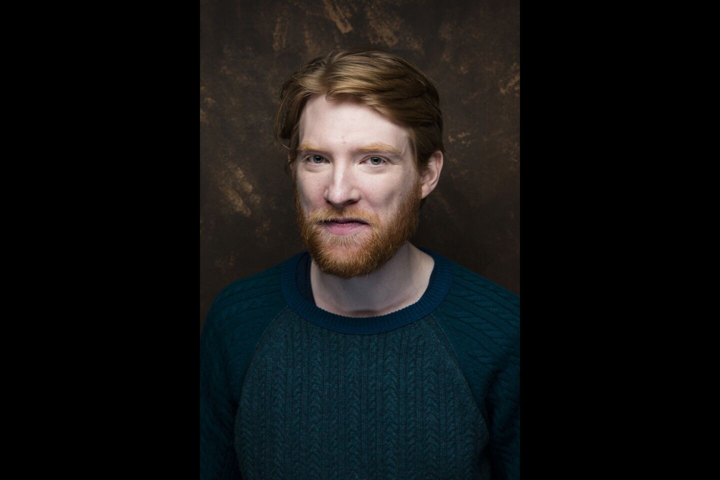 Actor Domhnall Gleeson from the film "A Futile and Stupid Gesture."