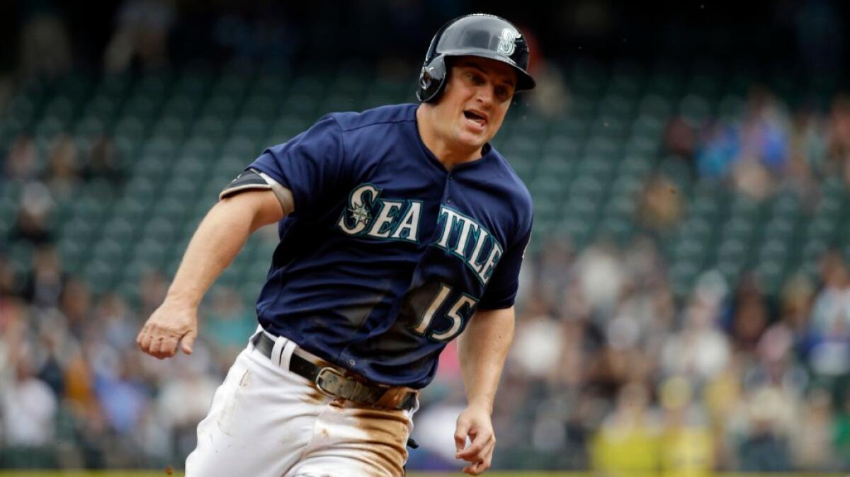 Seattle third baseman Kyle Seager in action during a game against Texas on Sept. 5.