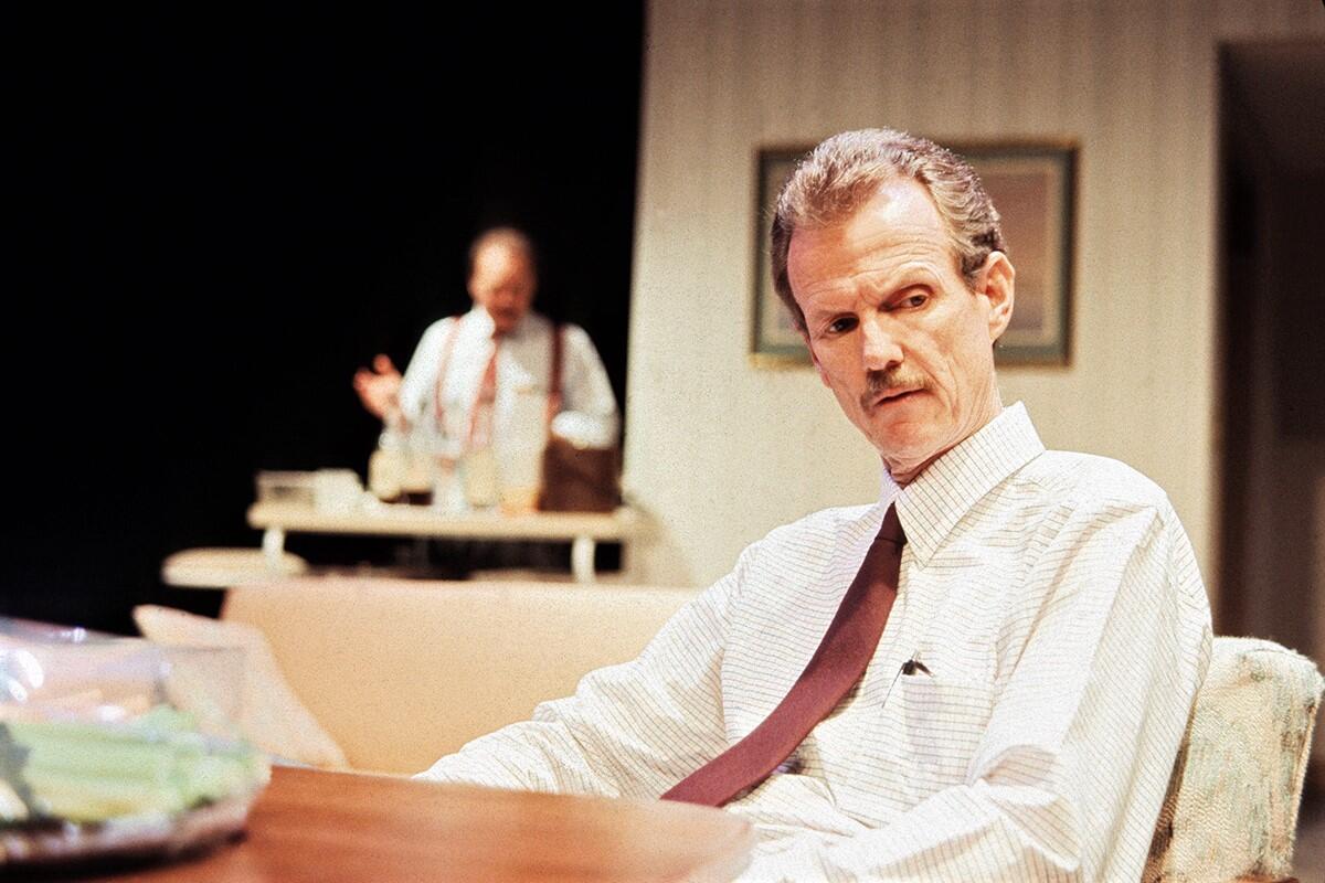 Don Took in a 1992 South Coast Repertory performance of "Hospitality Suite."