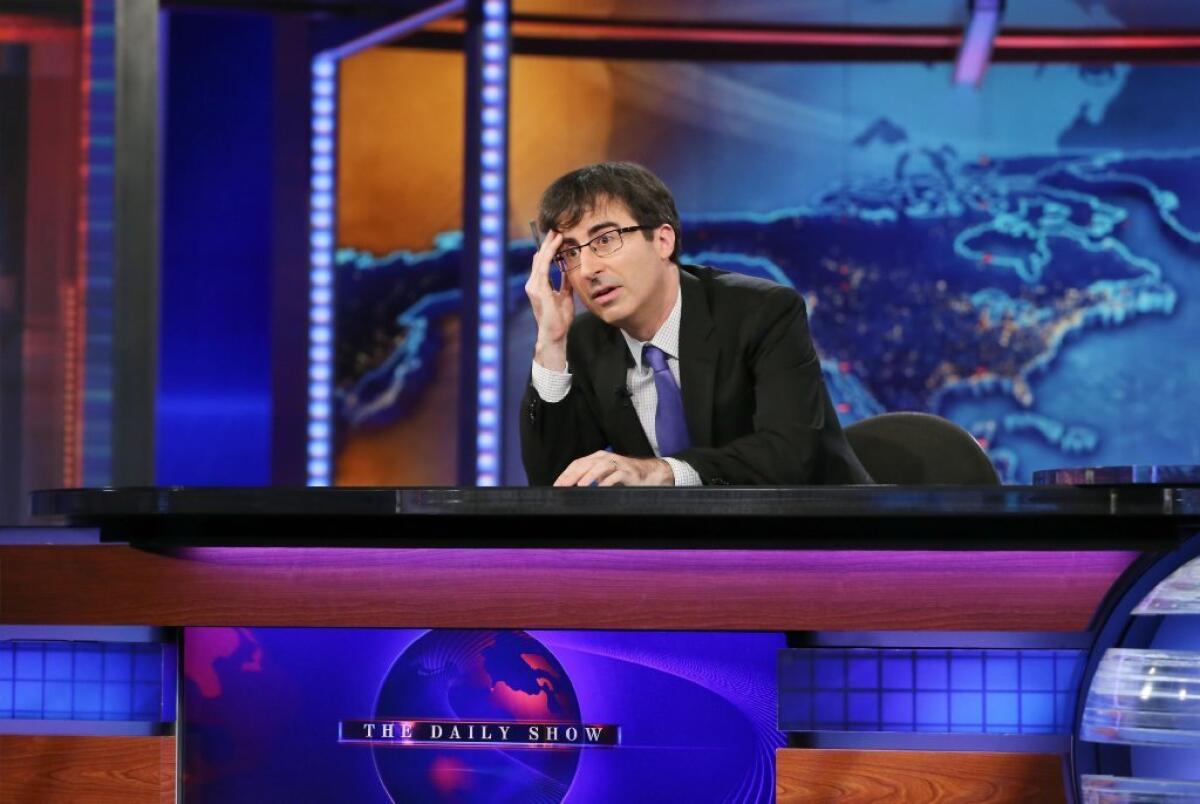 Over the summer, John Oliver took over as guest host of "The Daily Show with Jon Stewart."