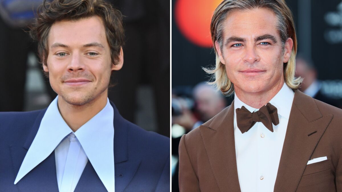 Did Harry Styles spit on Chris Pine? Rep says absolutely not - Los Angeles  Times