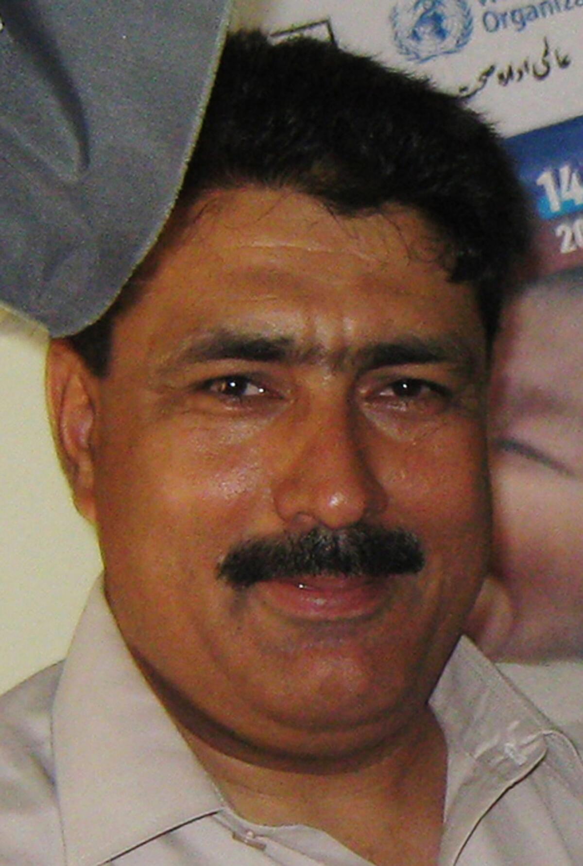 In this July 9, 2010, file photo, Pakistani doctor Shakil Afridi is photographed in Pakistan's tribal area of Jamrud in the Khyber region.