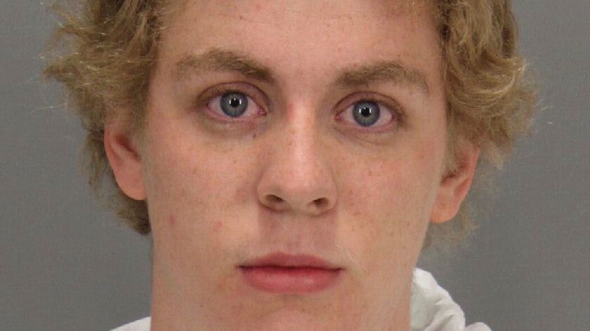 Brock Turner, shown in a January 2015 booking photo released by the Santa Clara County Sheriff's Office.