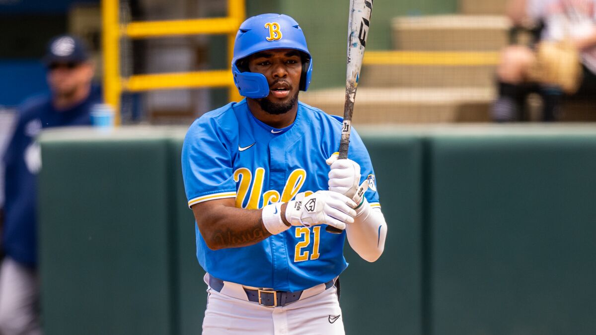 JonJon Vaughns is a two-sport athlete at UCLA. He has played baseball and football for the Bruins for three seasons.