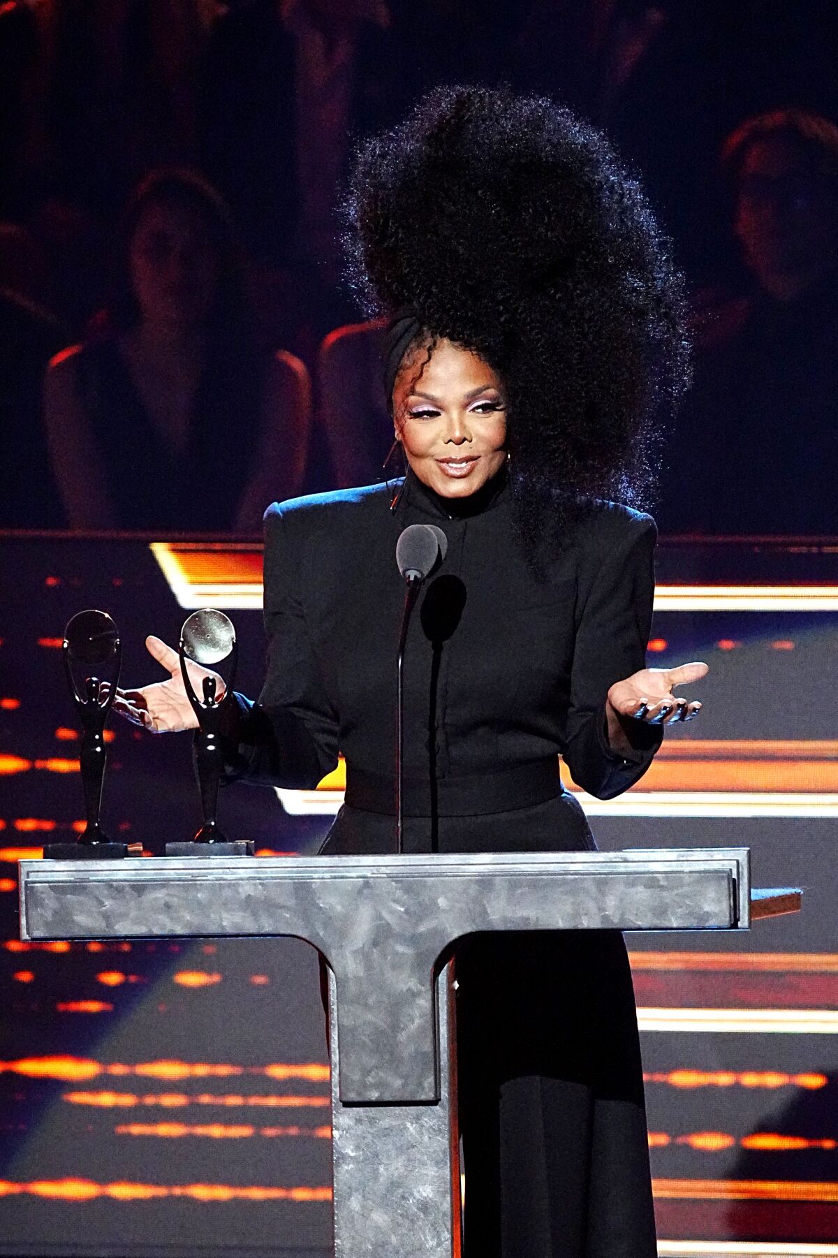Janet Jackson at the Rock & Roll Hall Of Fame Induction ceremony, Los Angeles, Nov. 5, 2022.