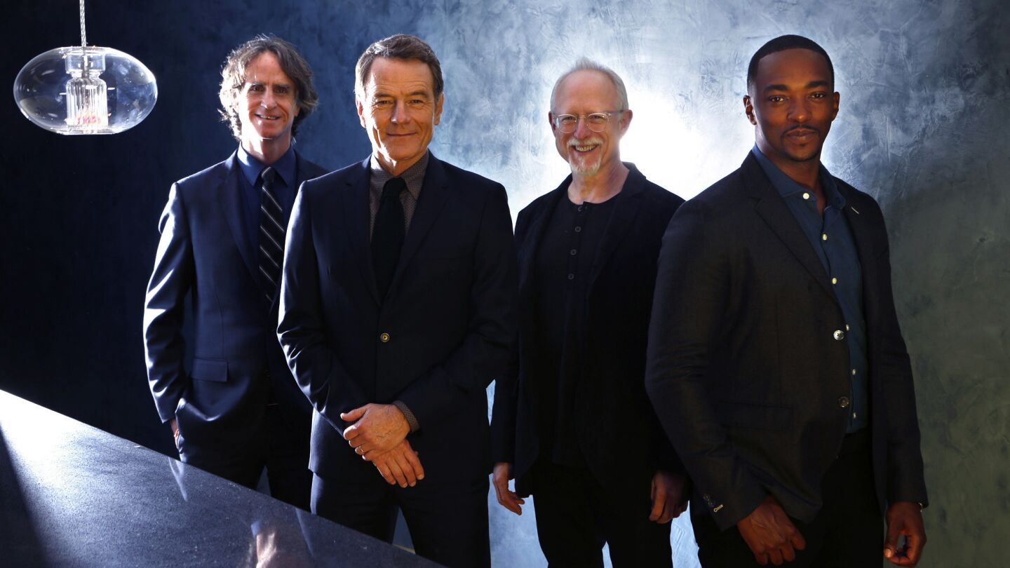 Celebrity portraits by The Times | Jay Roach, Bryan Cranston, Robert Schenkkan and Anthony Mackie