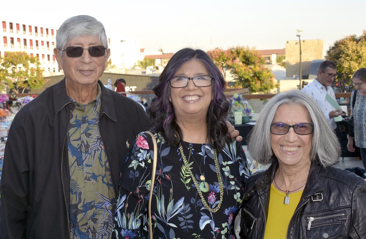 Among the notables in attendance at Friday’s FSA event were former Burbank Mayor Marsha Ramos, center, and her parents Richard and Lila Ramirez.