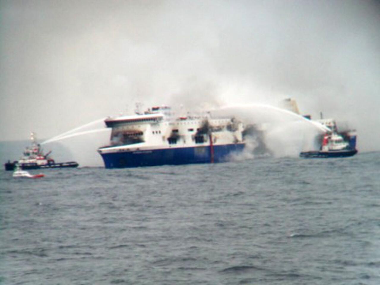 Greece Ferry Fire