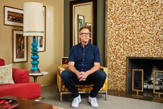 LOS ANGELES, CALIFORNIA - July 23, 2022: John Hoffman, the creator of the Hulu series "Only Murders in the Building," poses for a portrait at his home. CREDIT: Philip Cheung for Los Angeles Times