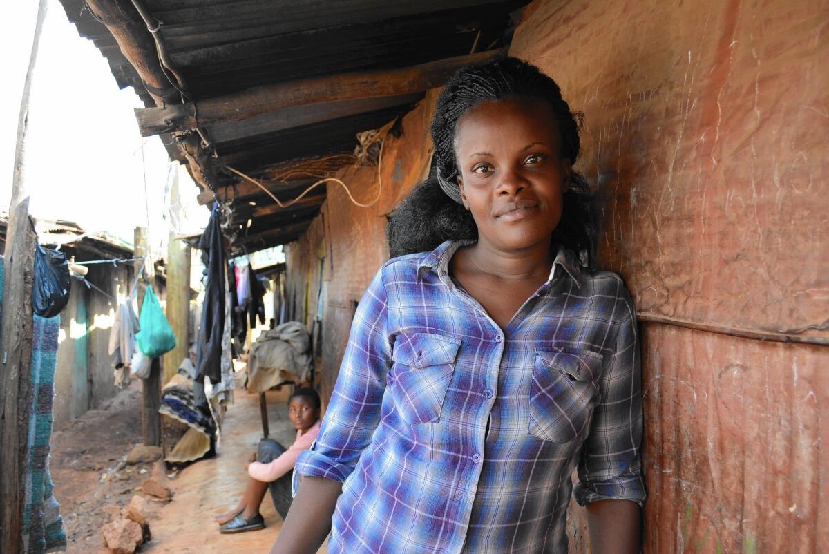 Lilian Masila's hair salon in Nairobi’s Kibera slum was among the businesses torn down to widen a road. There is no hope of compensation or relocation.