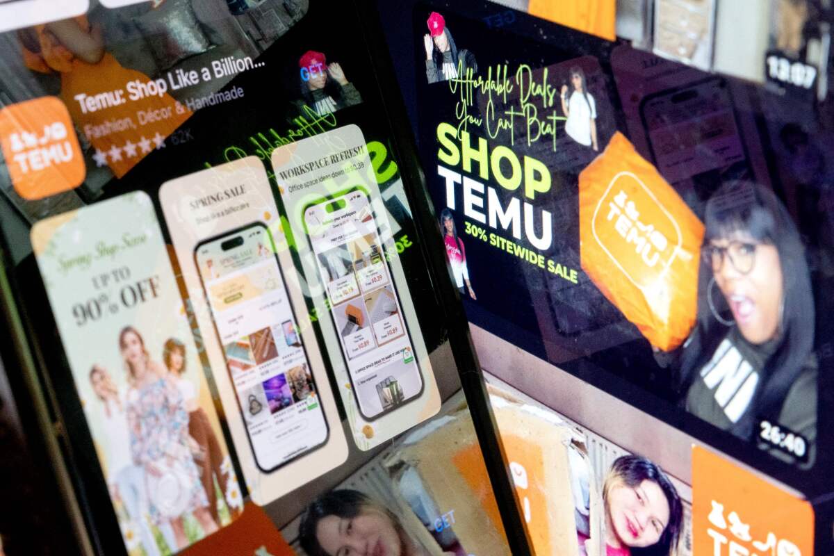 Temu shopping app offers low prices but some have safety concerns - Los  Angeles Times