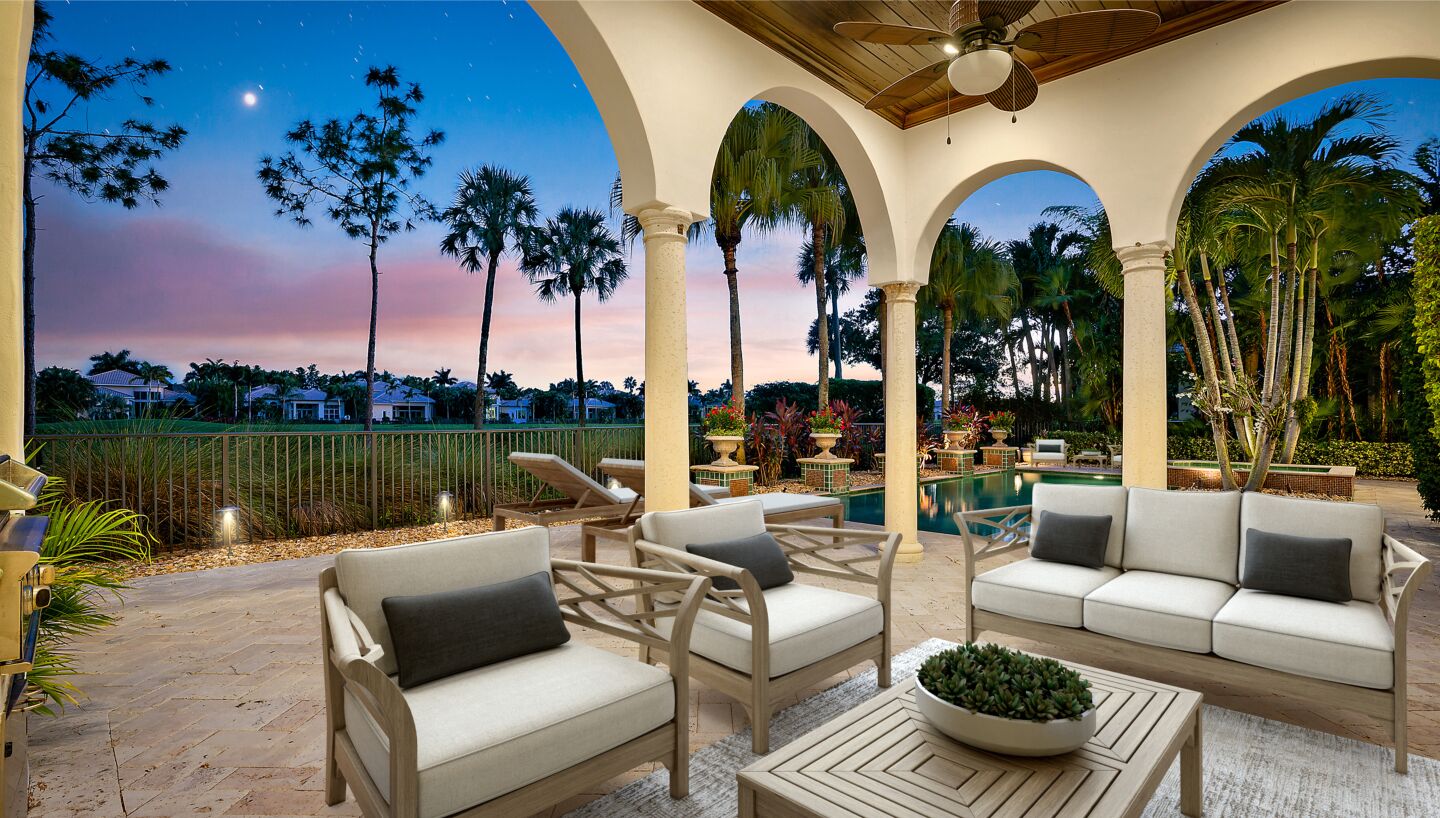 The loggia.