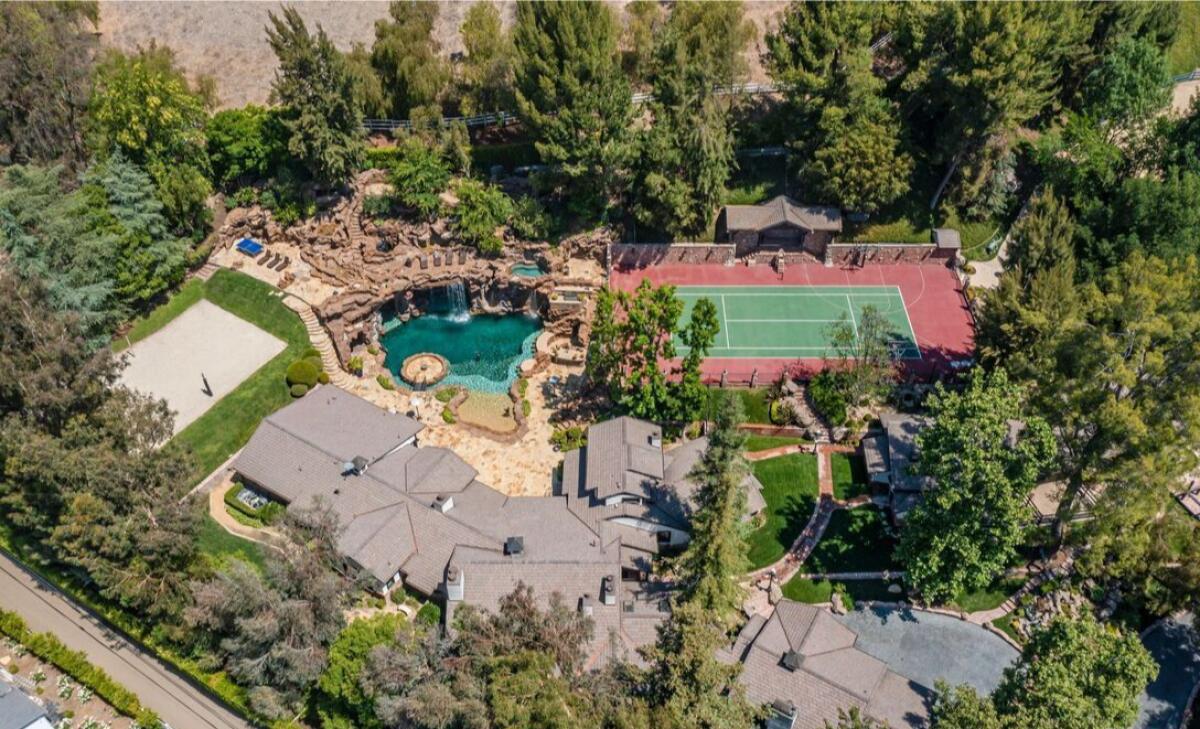 The 6.5-acre compound includes two ranches and an amenity-filled mansion called the Yolo Estate.