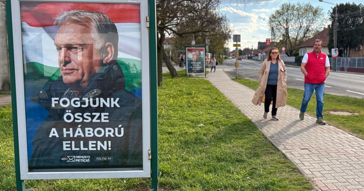 La campagne d’Orbán continue de soutenir le leader hongrois avant les élections