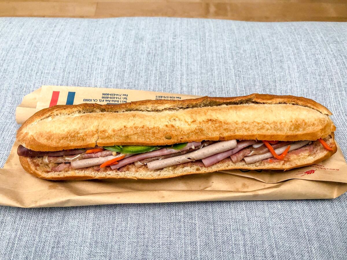 The #1, or Special, from Mr. Baguette in Rosemead.