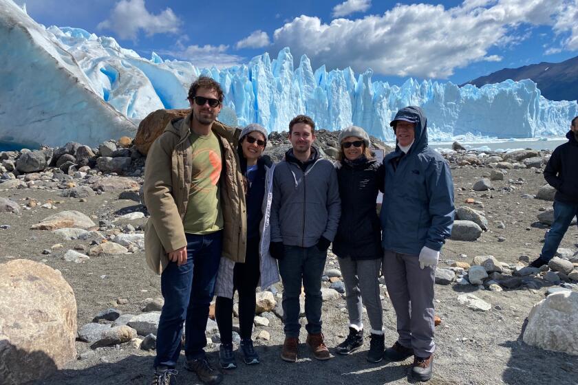 Patrice Apodaca's family in Patagonia.
