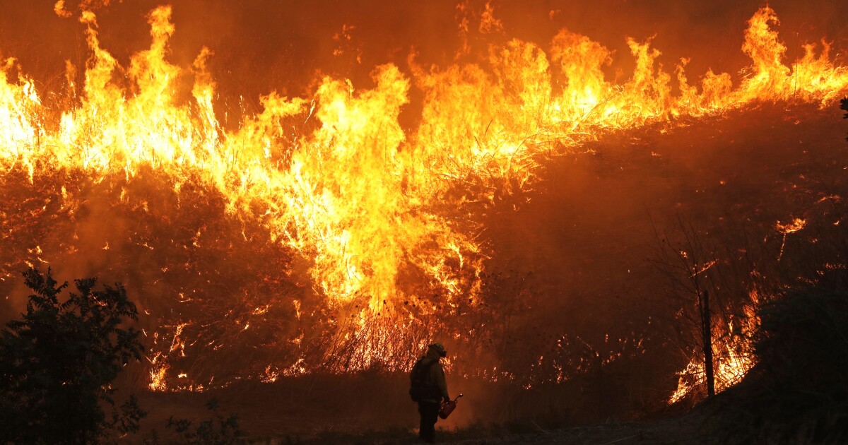 Three Straight Months Of Record Heat In California Los Angeles Times California Wildfire November 2022 Map
