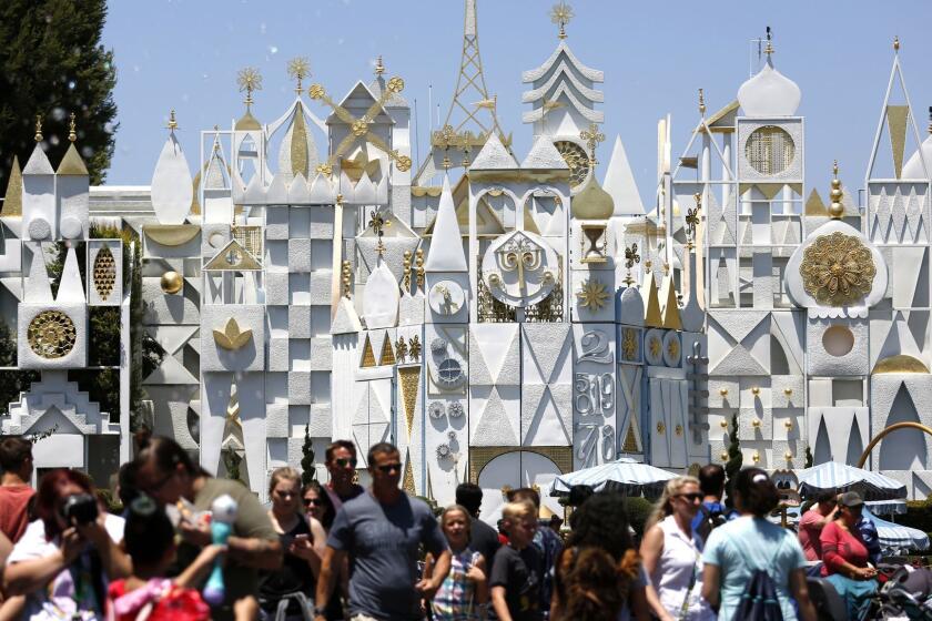 ANAHEIM, CALIF. -- FRIDAY, JUNE 30, 2017: It's a Small World ride at Disneyland in Anaheim, Calif., on June 30, 2017. (Gary Coronado / Los Angeles Times)