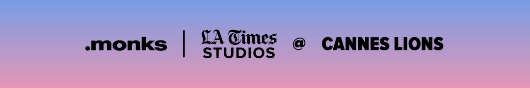 LA Times Studios @ Cannes Lions banner