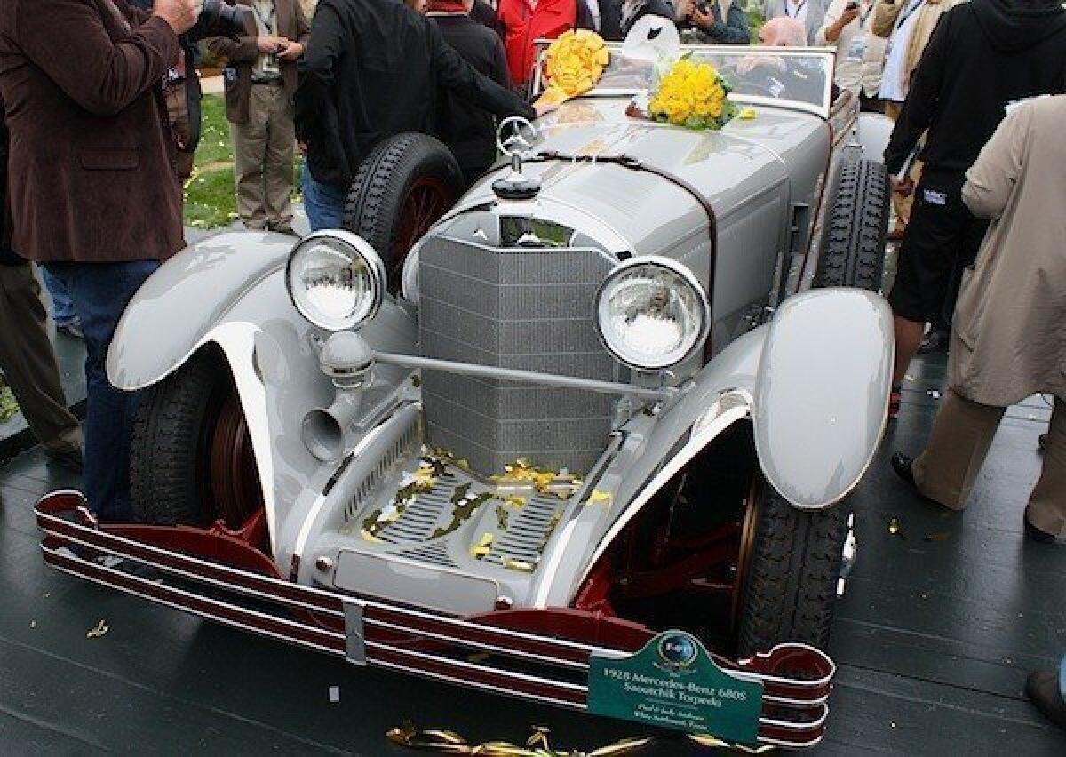 This 1928 Mercedes-Benz 680S Saoutchik Torpedo won the prestigious Best of Show award at the 2012 Pebble Beach Concours d'Elegance.