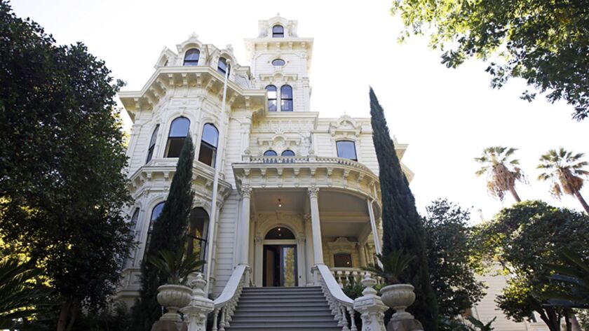 The Old Governor's Mansion State Historic Park in Sacramento, where Gov. Gavin Newsom and his family will live until a $3.7 million home they purchased northeast of Sacramento is renovated.