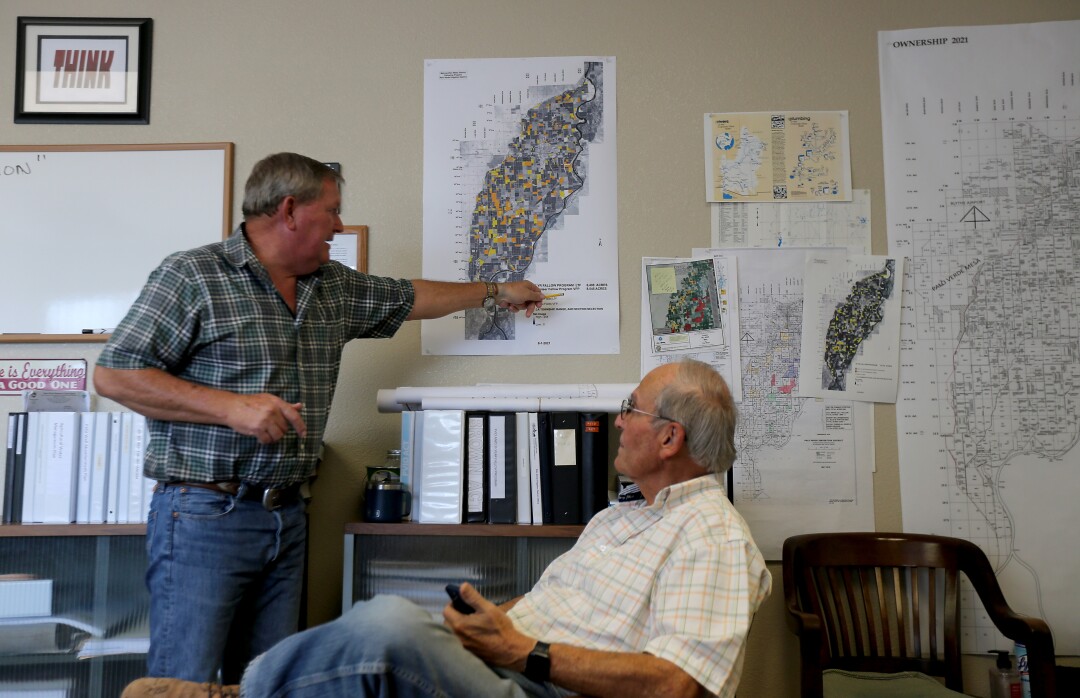 Ned Hyduke, left, and Bart Fisher