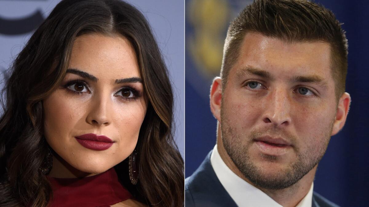 Olivia Culpo and Tim Tebow were reportedly "hanging out" for a while, and now they're reportedly not.