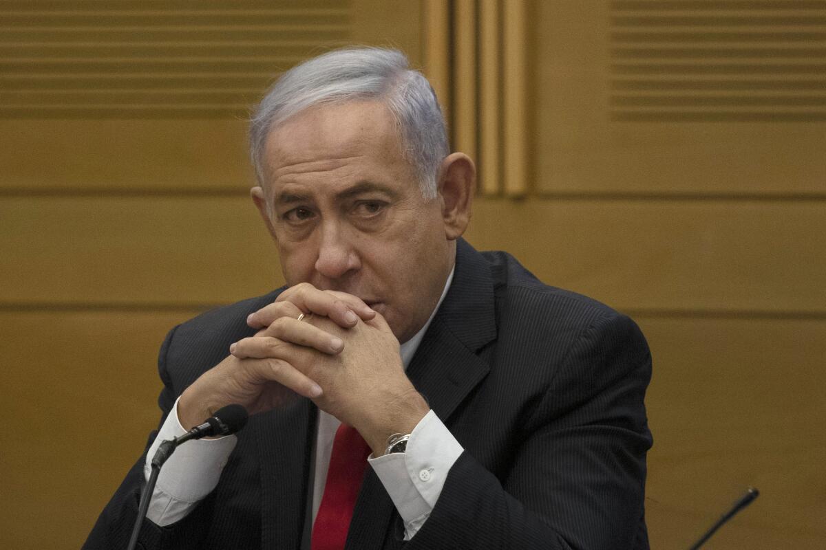 Former Israeli Prime Minister Benjamin Netanyahu