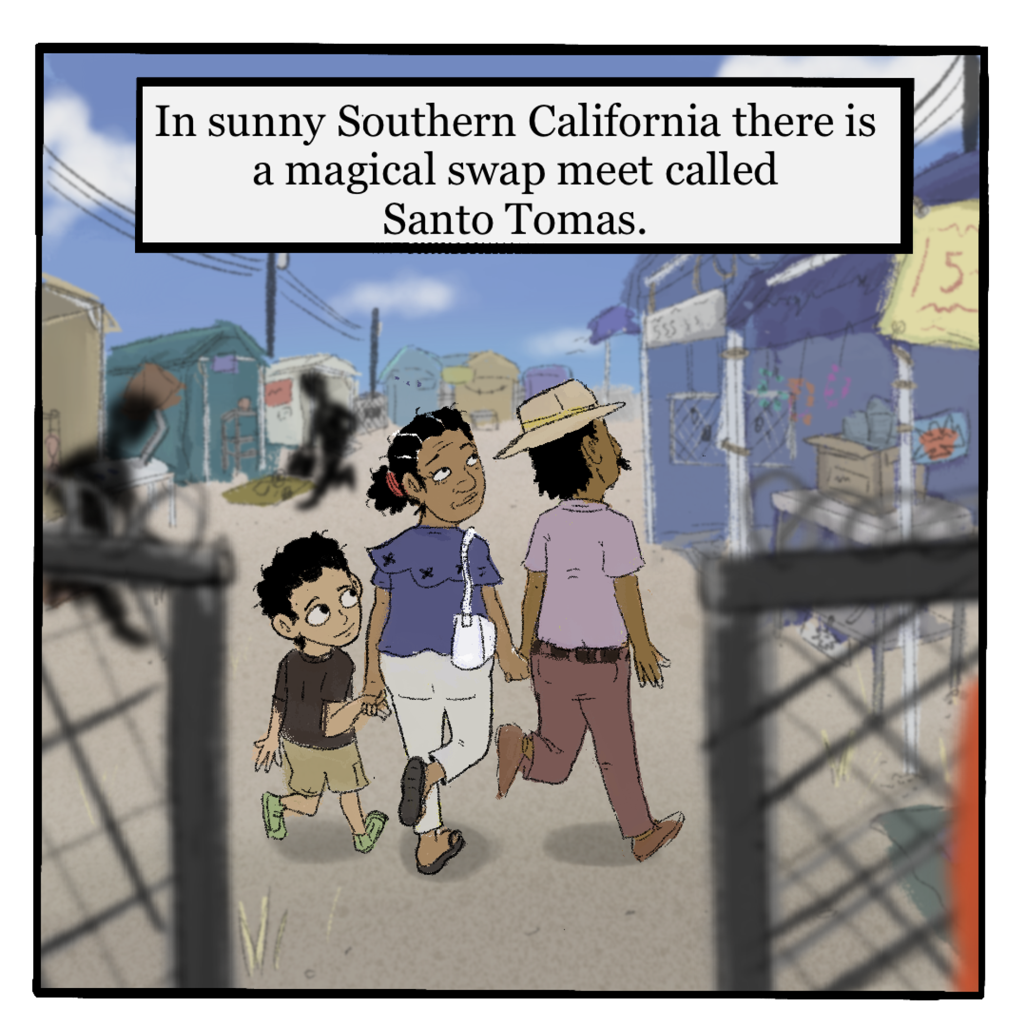 In sunny Southern California there is a magical swap meet called Santo Tomas. 