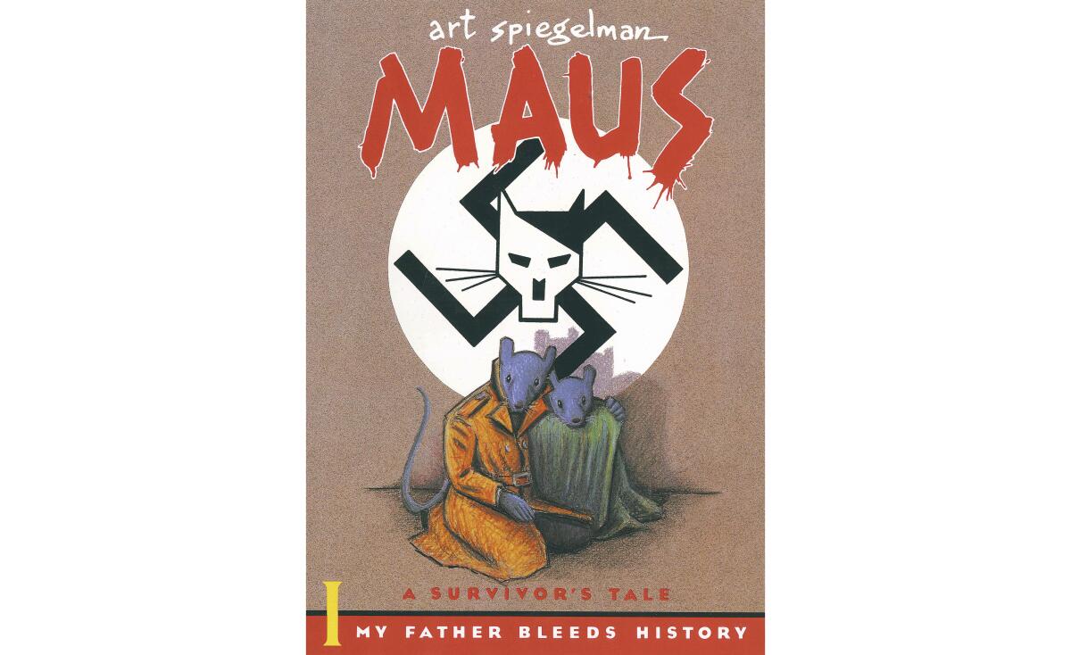 A picture of the cover of the graphic novel Maus by Art Spiegelman