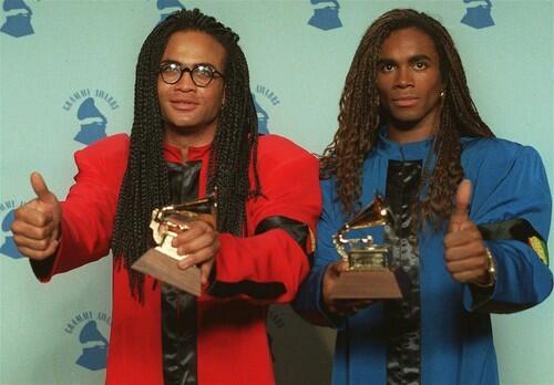 Milli Vanilli's make-believe music career Milli Vanilli (Fab Morvan and Rob Pilatus) had reached such popularity that the first known instance of them having lip-synched -- during a live 1990 performance recorded by MTV at a theme park in Bristol, Conn. -- went virtually unnoticed by the crowd. During their performance of "Girl You Know It's True," the track jammed and began to skip, repeating the partial line "Girl, you know it's" over and over. Later that year, however, after Morvan and Pilatus insisted on singing on their next album, their producer, Frank Farian, admitted to the media that his Grammy-winning act did not actually sing on the records.