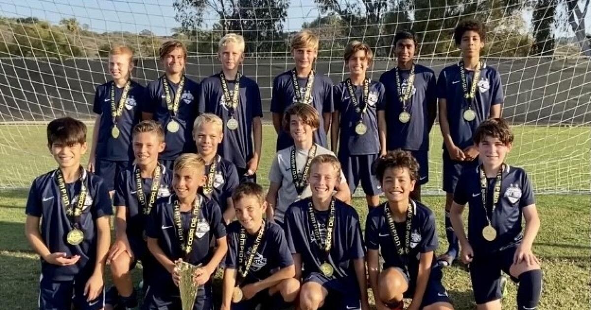 DMCV Boys 2009 team wins top Gold Division at Copa Del Mar tournament