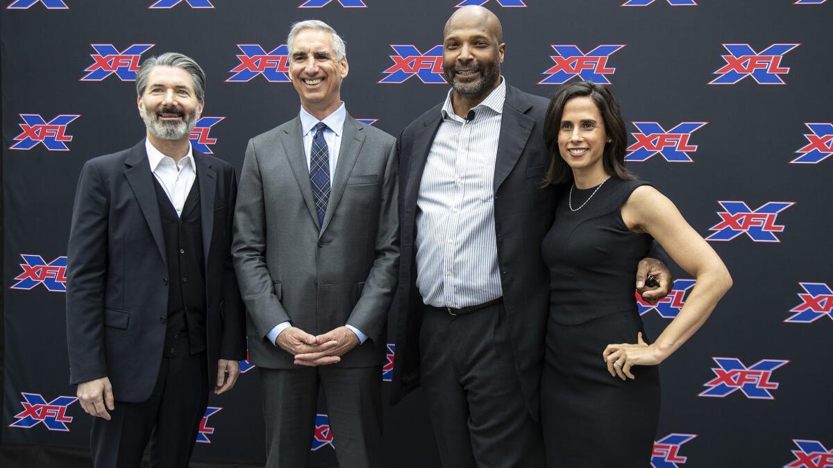 It was announced that the XFL is coming to Los Angeles at a news conference on The Terrace at L.A. LIVE on Tuesday.