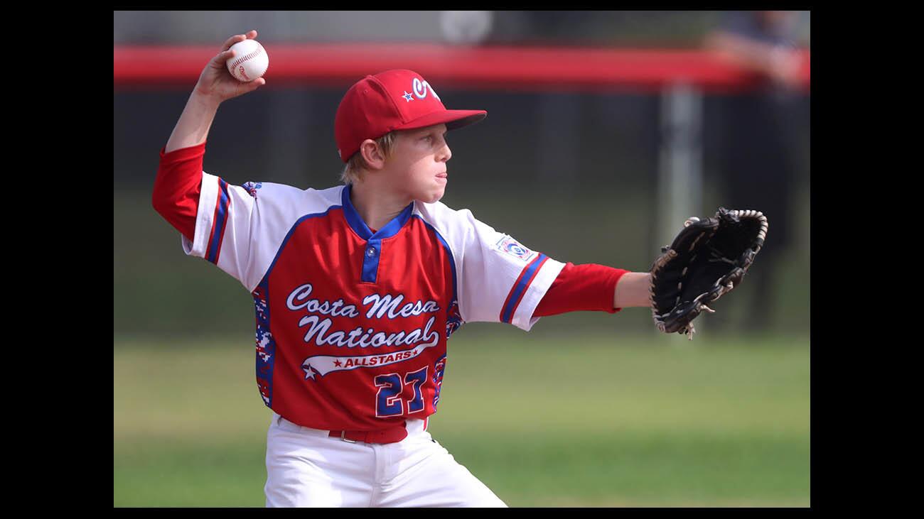 Photo Gallery: Costa Mesa National Little League Majors Division All-Stars vs. American All-Stars