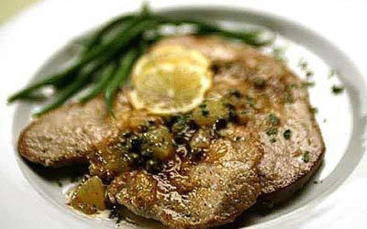 Veal with lemon and capers