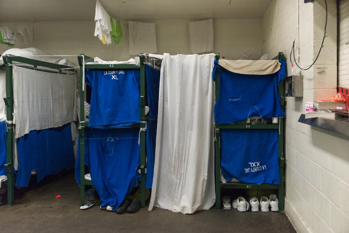 Inmate beds in the L.A. County jail system