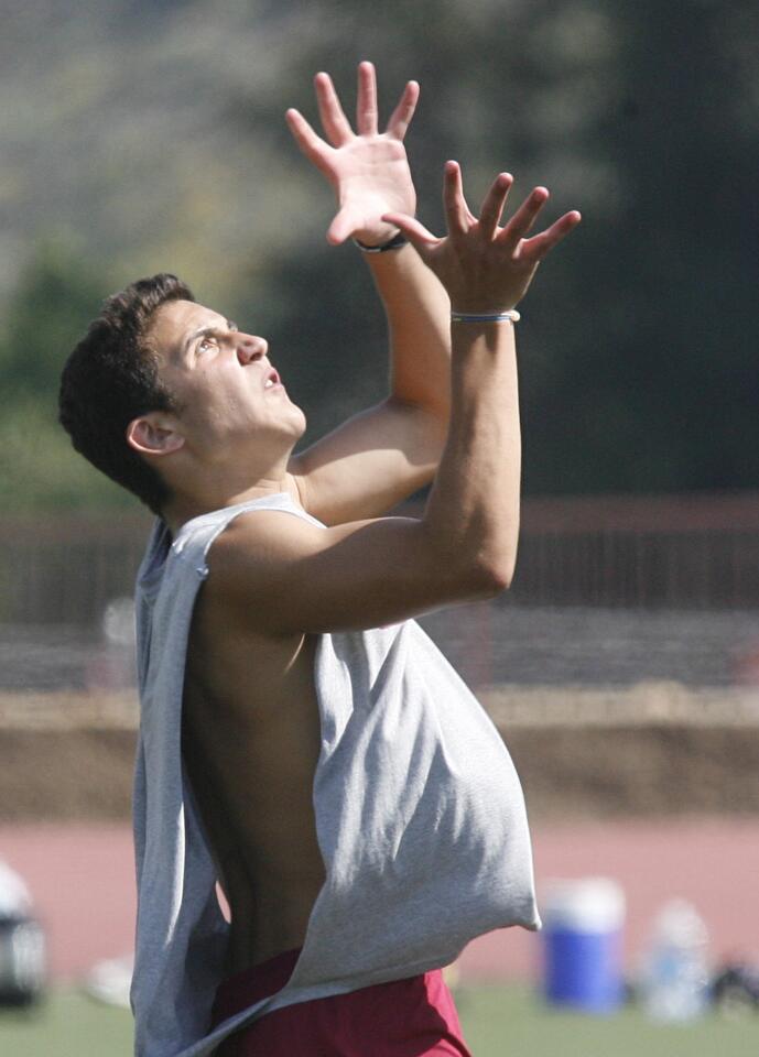 La Canada spring football practice